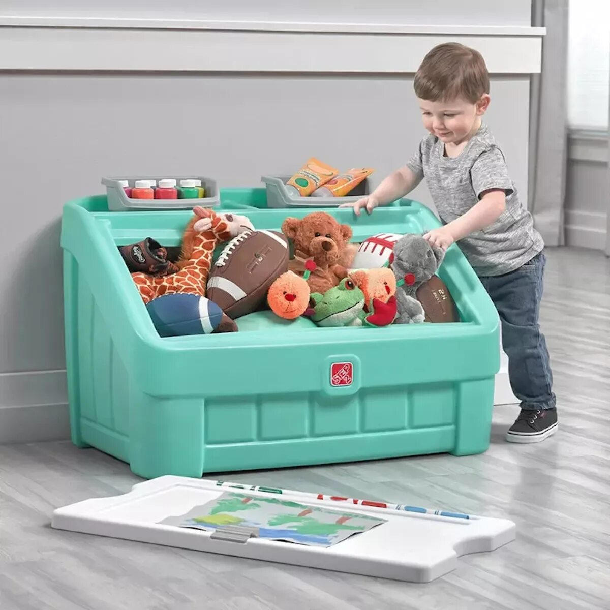 In the toy box