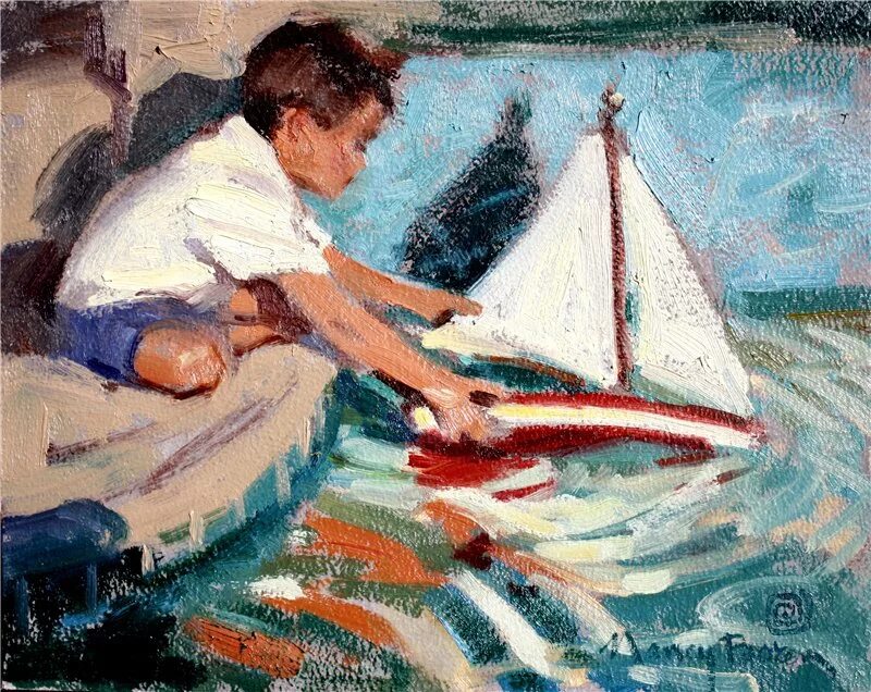 Бумажный кораблик в озере картина. Мальчик с корабликом. Кораблики автор. Кораблики автор. Маршак издательство малыш.