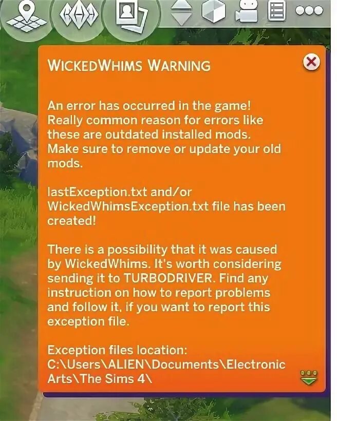 Wickedwhims exception txt. Ошибка wickedwhims_exception.txt. произошла ошибка wickedwhims создан файл ошибки wickedwhims_exception.txt. wickedwhims exception.txt как решить. ошибка викед вимс 4 wickedwhims_exception.txt решение.