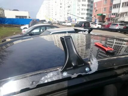 Крепление багажника рено логан 1