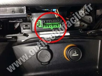 Разъем обд ситроен