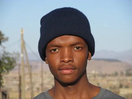 Black male porn star with new jersey knit cap