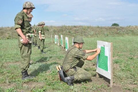 Во время учебных стрельб