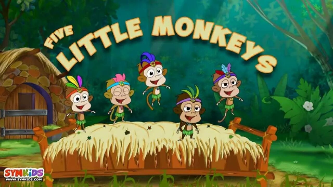 Little monkeys 2. Five little monkeys jumping on the bed. five little ducks jumping on the bed. mickey mouse five little monkeys.