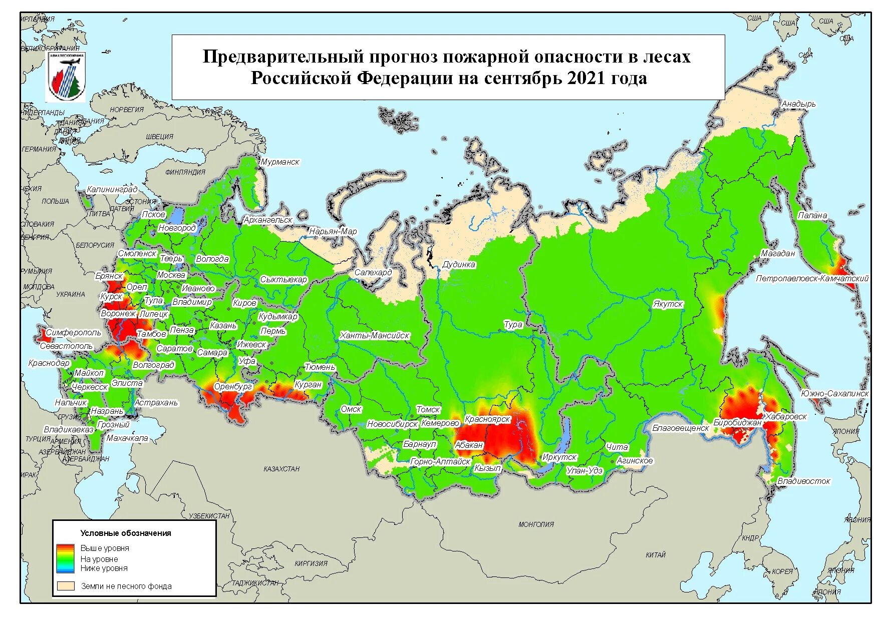 Лесные пожары в России 2022 карта. Карта опасности лесных пожаров. Карта прогнозирование лесных пожаров. Природная пожароопасность в лесах карта.