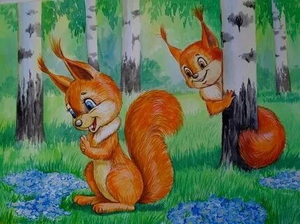 Картинки белок из сказок