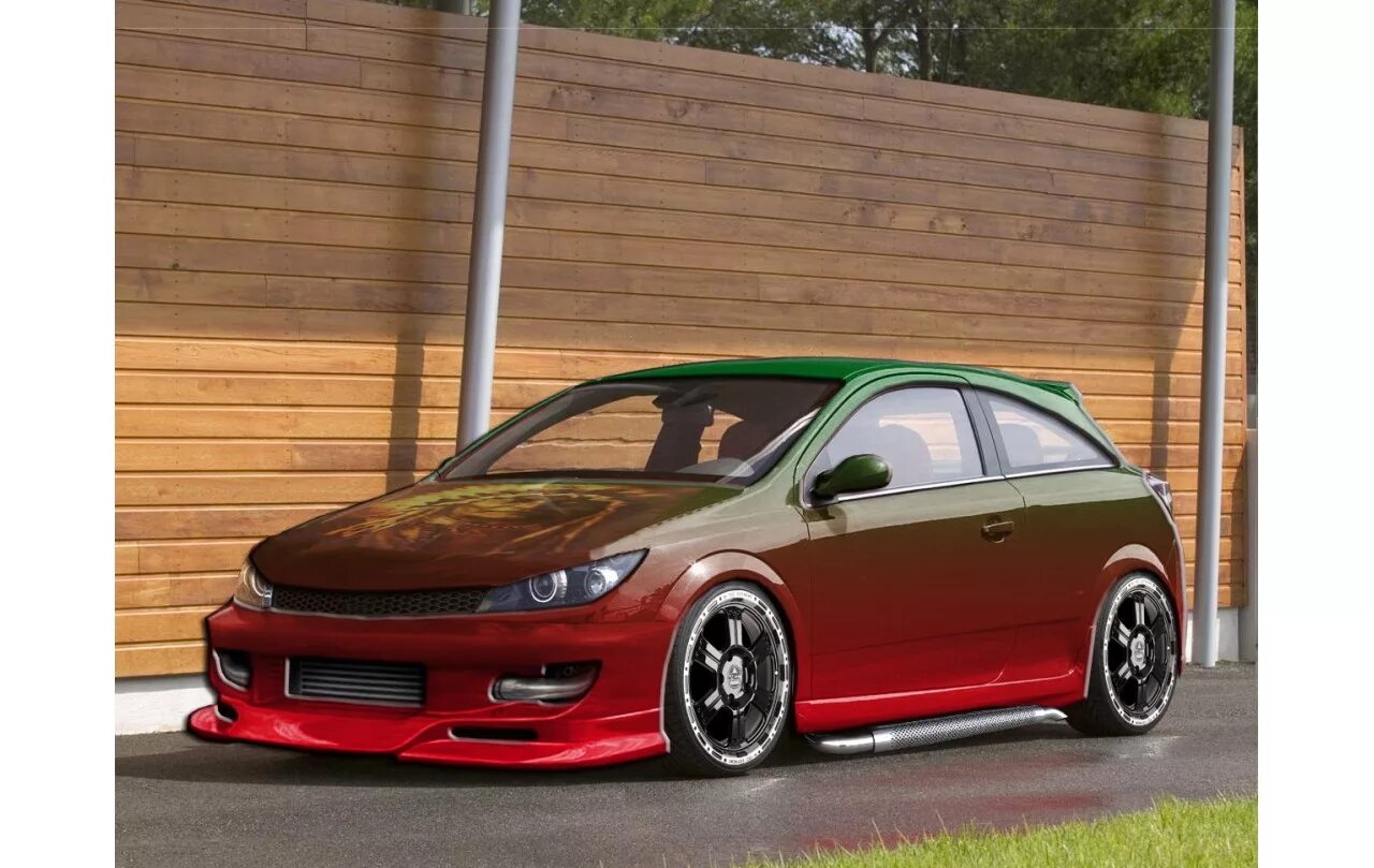 Опель тюнинг купить. Opel Astra Tuning. 3d Tuning Opel Astra h GTC. Opel Astra Tuning Tuning.