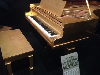 Golden piano