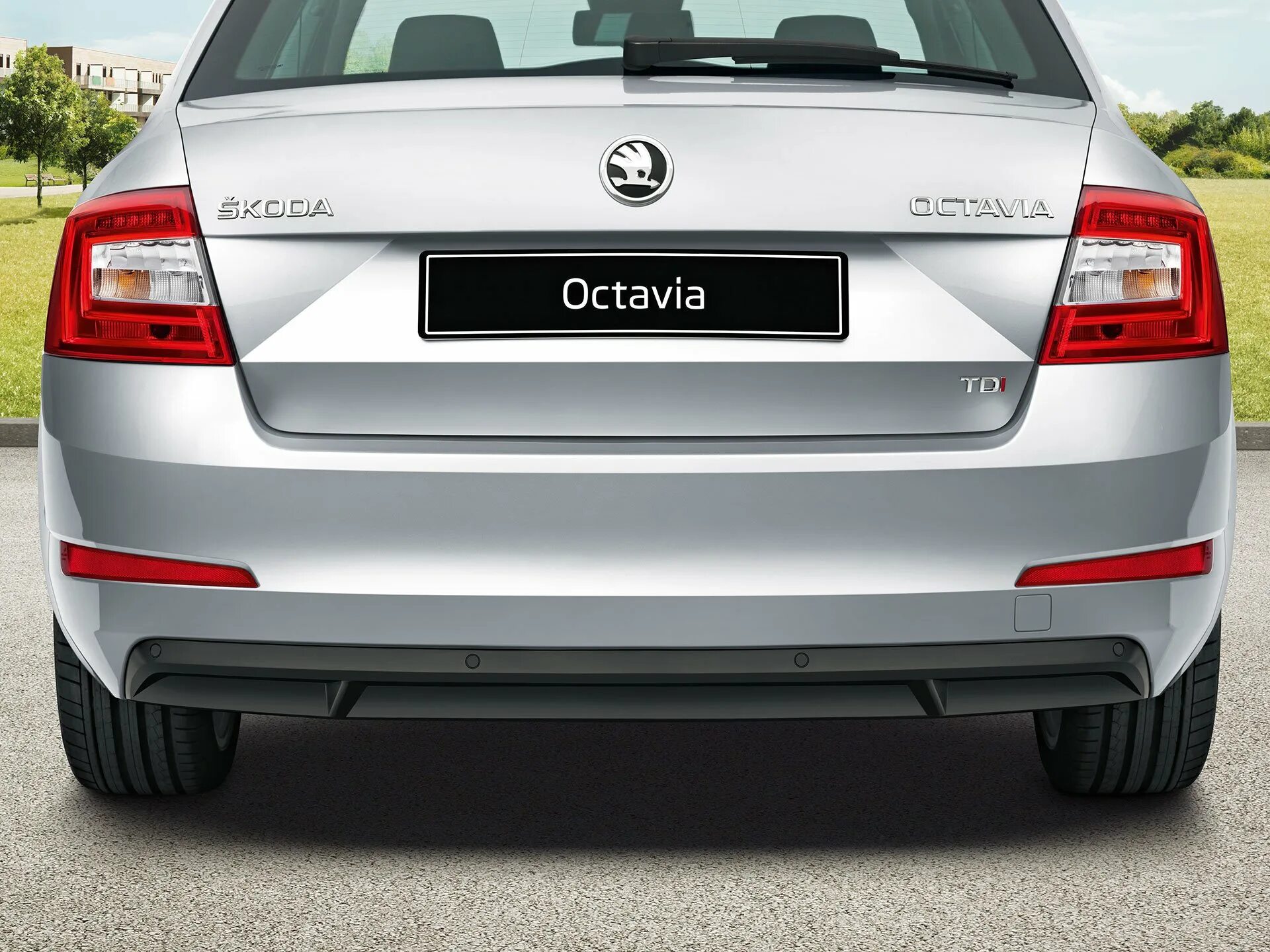 Skoda Octavia a7 back.