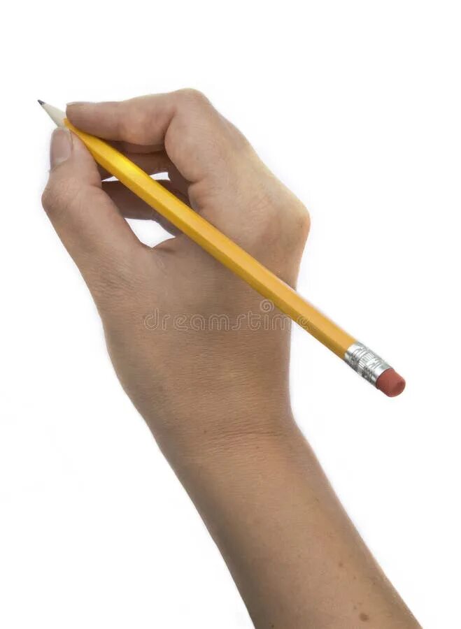 Руки карандашом. Рука с карандашом сверху. Рука с карандашом на прозрачном фоне. Рука пишет.