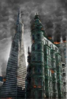 The fire destroyed the building