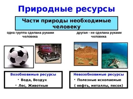 Какие ресурсы человек получает от природы 7
