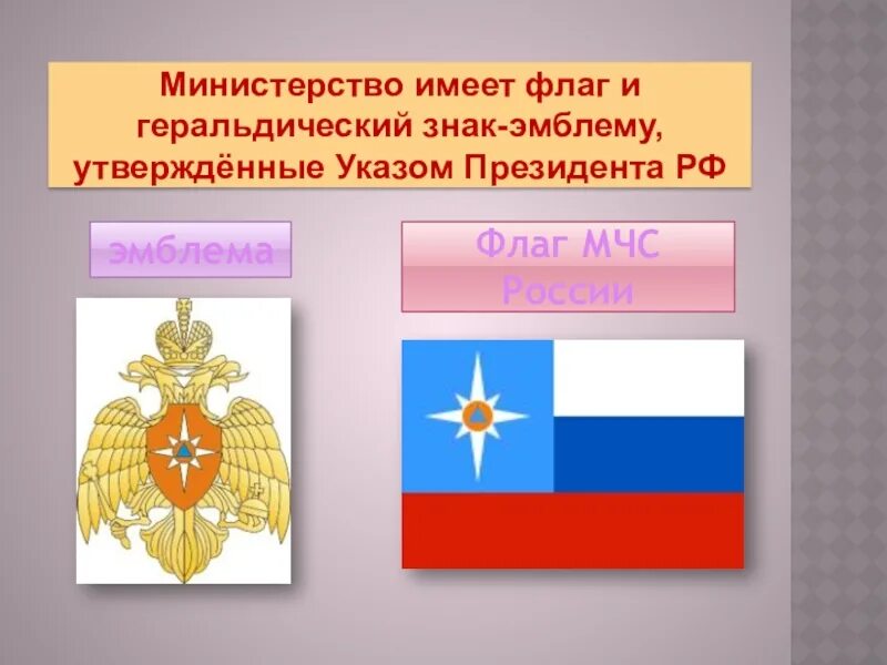 Эмблема МЧС России. Флаг МЧС РФ. Геральдический знак МЧС. Герб и флаг МЧС России.