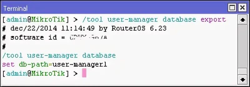 Db path. Db path