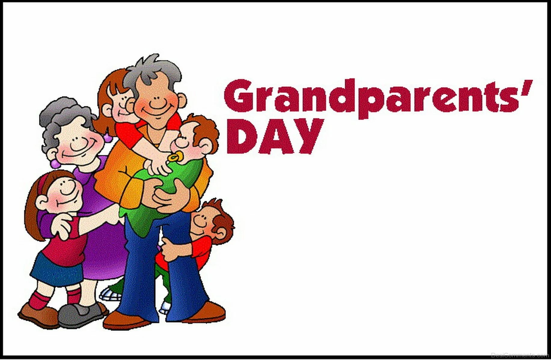 Grandparents Day открытка. Картинка National grandparents Day. My grandparents презентация. Happy grandparents Day.