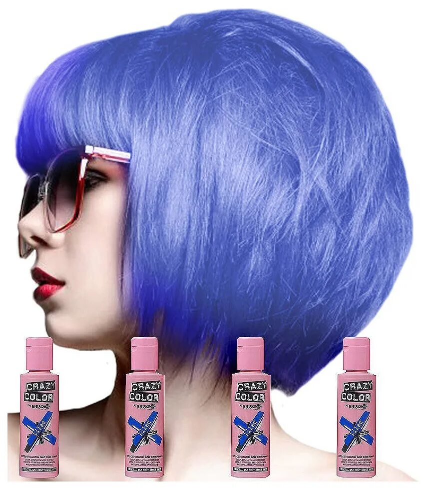 Сильная краска для волос. Crazy Color краска Lilac 55. Оттеночный шампунь Crazy Color. Crazy Color оттеночный краситель палитра. Фиолетовая краска для волос.