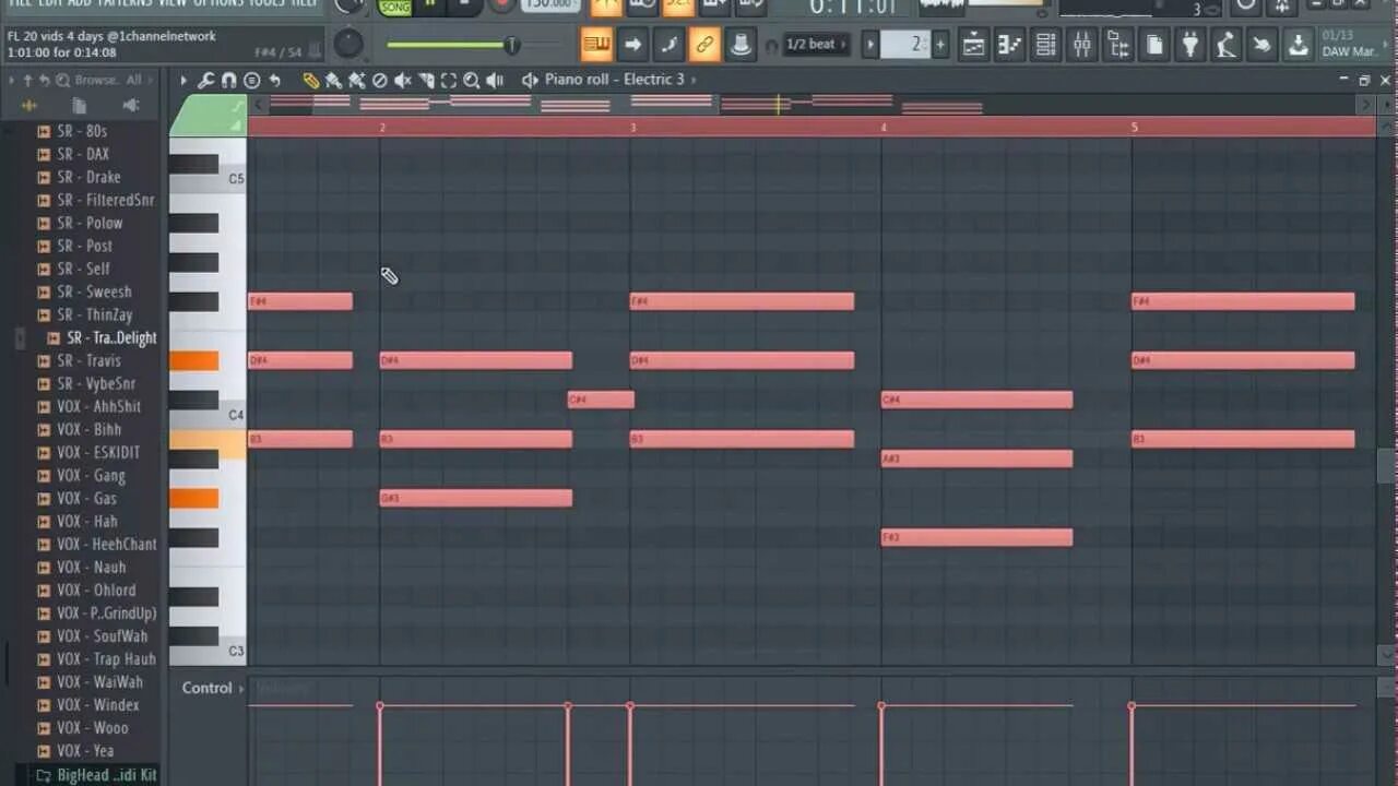 Корневая нота. Piano Roll FL Studio 20. Пиано ролл в FL Studio 20. Пиано ролл фл студио 20. Пианино в фл студио 20.