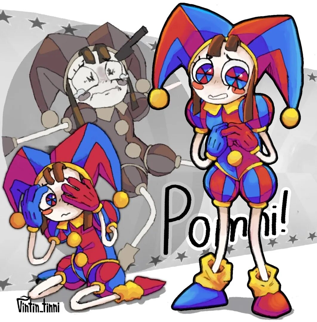 Pomni the amazing digital circus art