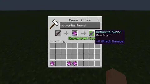 mending minecraft sword enchantments. 