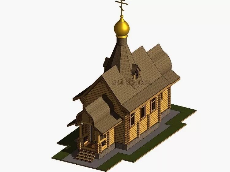 3. Деревянная церковь на 250 человек Архитектура, Русская архитектура, Фасад