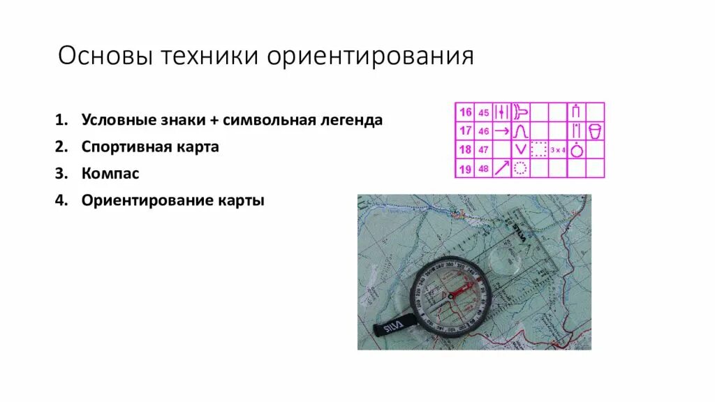Ориентирование с помощью карты. Условные знаки ориентирование. легенда ориентирование. техника ориентирования на местности. основы техники ориентирования.