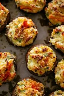 Baked mushrooms