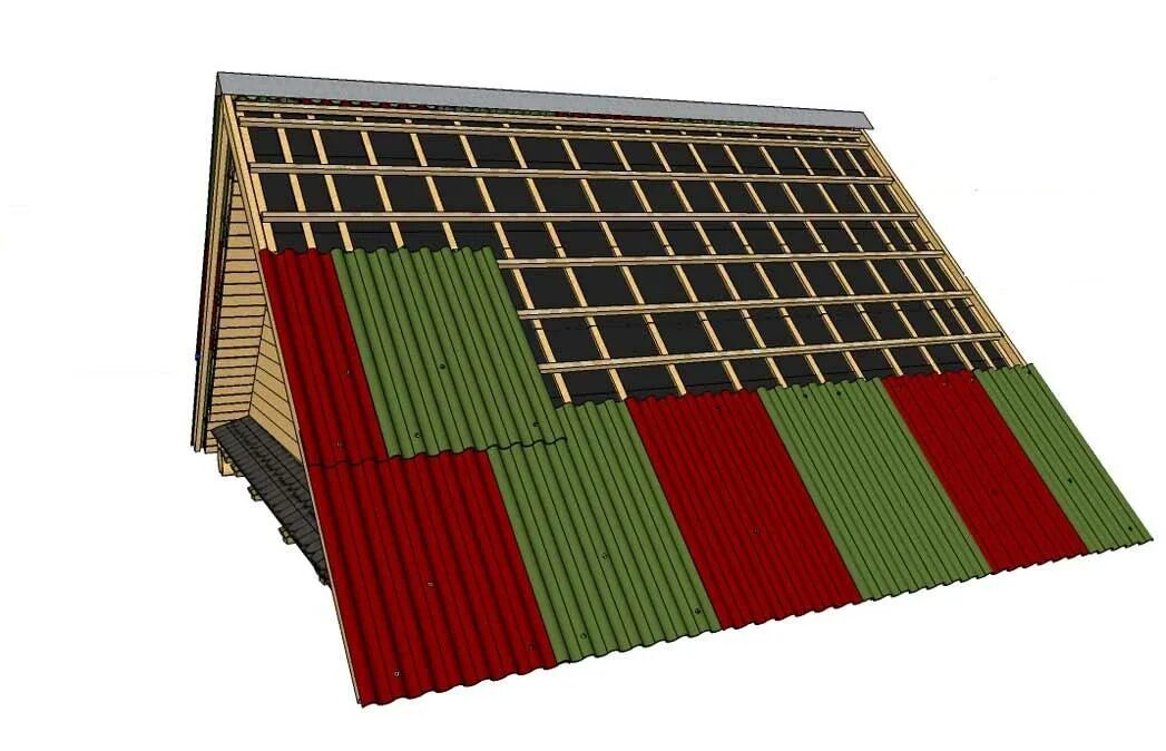 Пирог кровли с ондулином. Монтаж ондулина на односкатную крышу. Монтаж шифера на крышу вразбежку. Ондулин односкатная кровля. Шифер на крышу положить