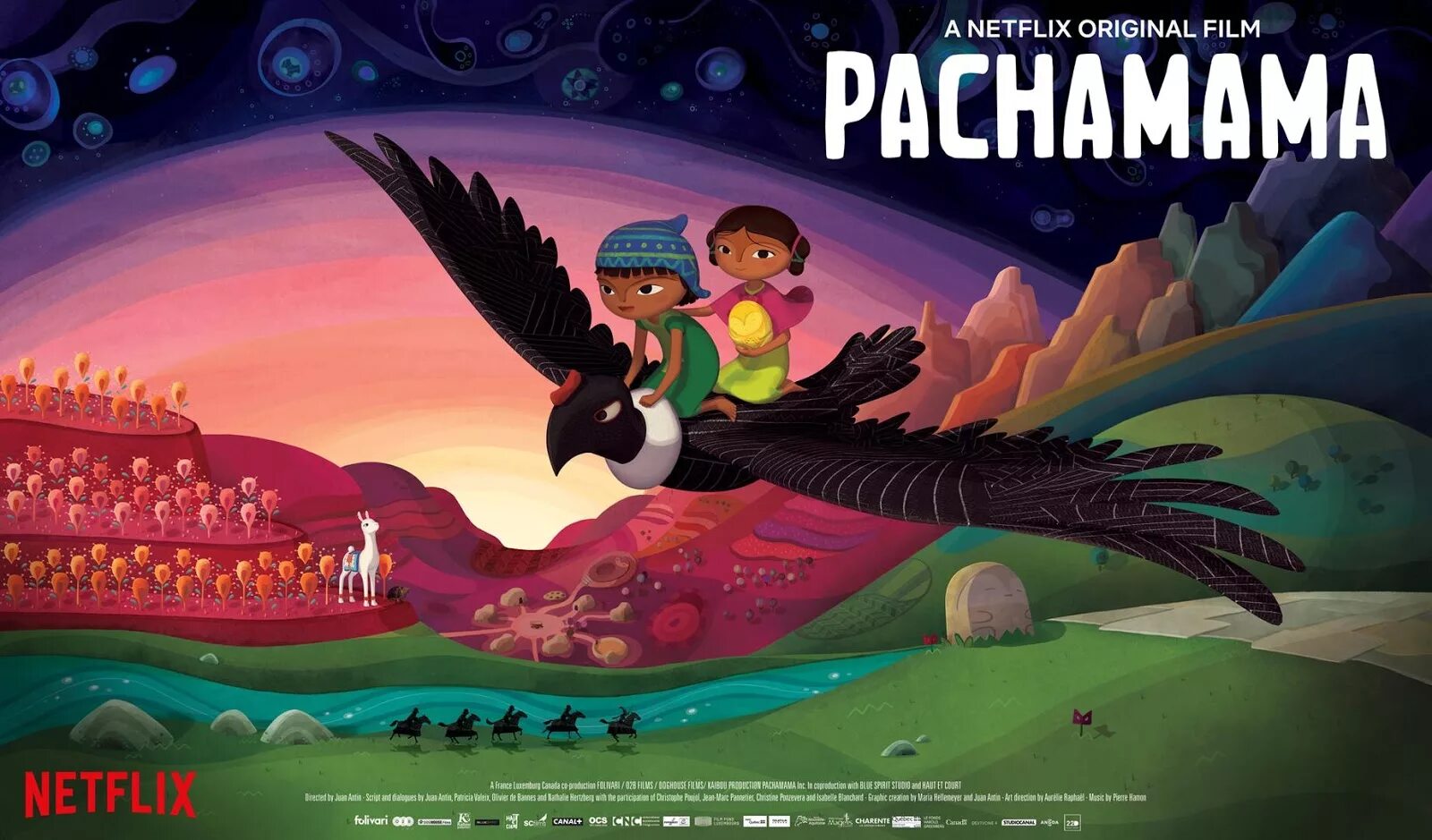 Animated feature. Пачамама мультфильм 2018. animated feature films. andes magicos netflix. kaibou production.