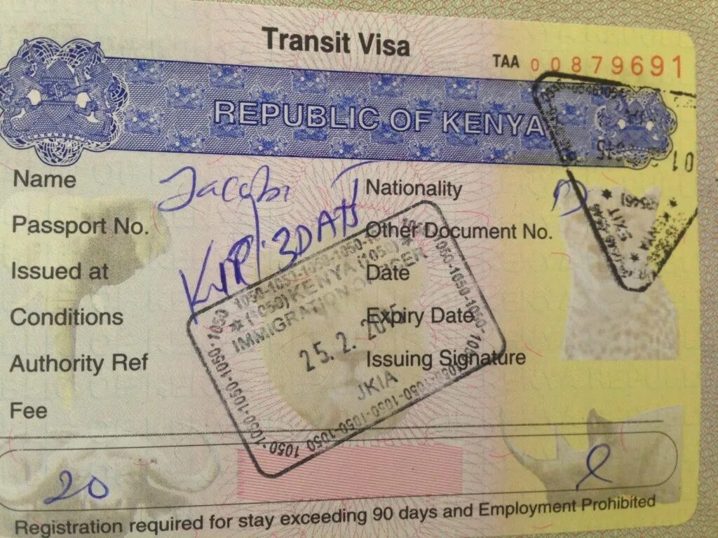 Transit visa. Виза. Транзит виза. Транзитная виза. Кения виза.