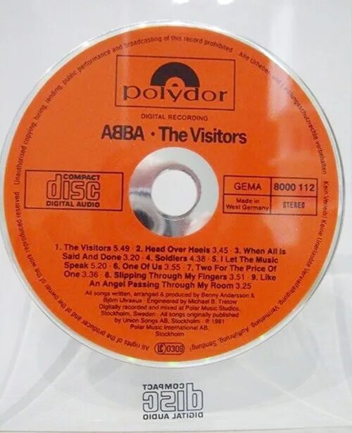 First cd. Первый CD ABBA the Visitors 1982. First CD ABBA 1982. Абба 1981 the Visitors CD. 1982 CD ABBA «the Visitors».