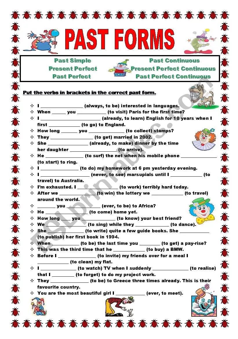 Present perfect past simple past Continuous упр. Past simple past Continuous present perfect упражнения. Past perfect past Continuous упражнения. Past simple present perfect present perfect Continuous упражнения. Past continuous present perfect continuous worksheets