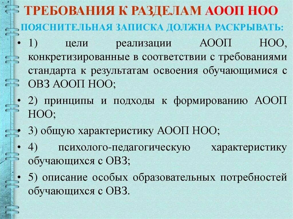 Требования ФГОС НОО ОВЗ. Требования к АООП. Требования к реализации АООП. Требования к результатам освоения АООП слепых. Структура аоп