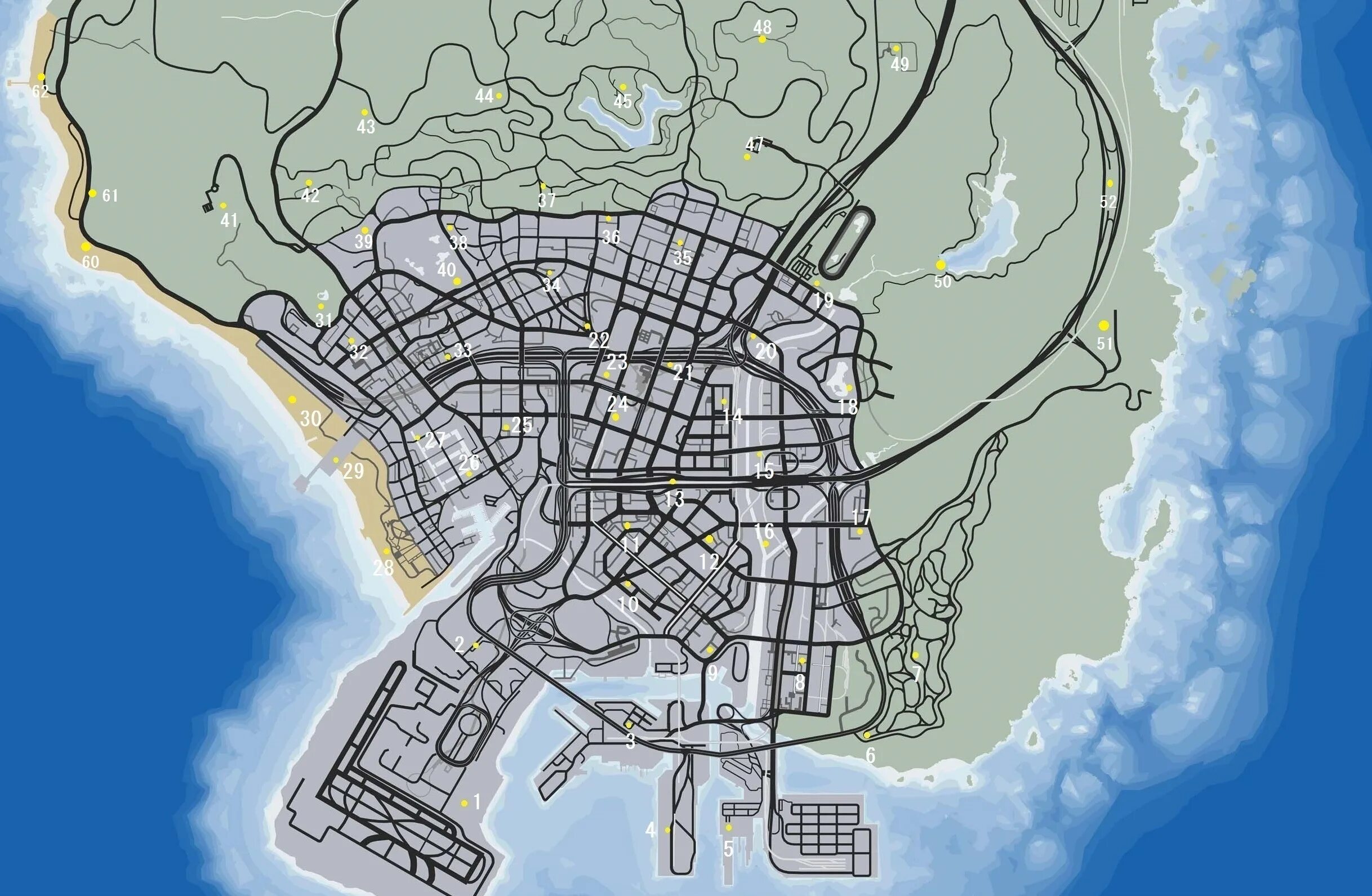 Где лс. Карта Лос Сантоса ГТА 5. Карта 24/7 в ГТА 5. GTA 5 Xbox 360 инкассаторские машины. Карта магазинов в ГТА 5.