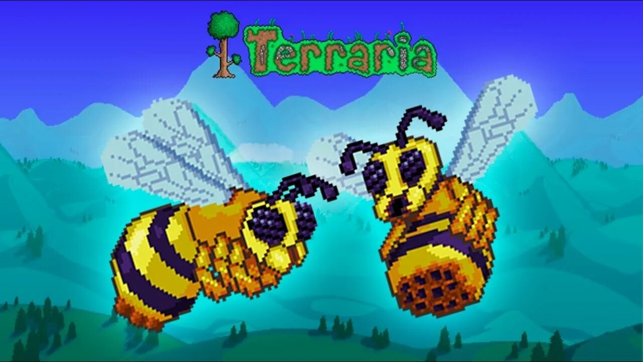 Пчела каламити. Королева пчёл terraria. босс пчела в террарии. террария боссы королева пчёл. королева пчёл terraria арт.