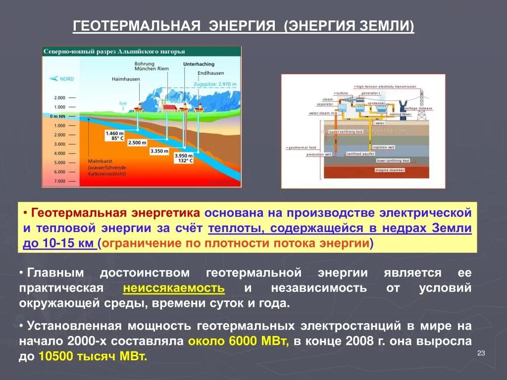 Как человек использует тепловую энергию земли. Геотермальная энергия недр земли. Альтернативная Энергетика геотермальная. Геотермальная установленная мощность. Мощность геотермальной электростанции.