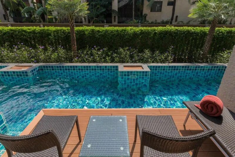 The Charm Resort Phuket 4*. Charm Patong. Бассейн в Кондо на Пхукете. Deluxe Pool access. The charm resort