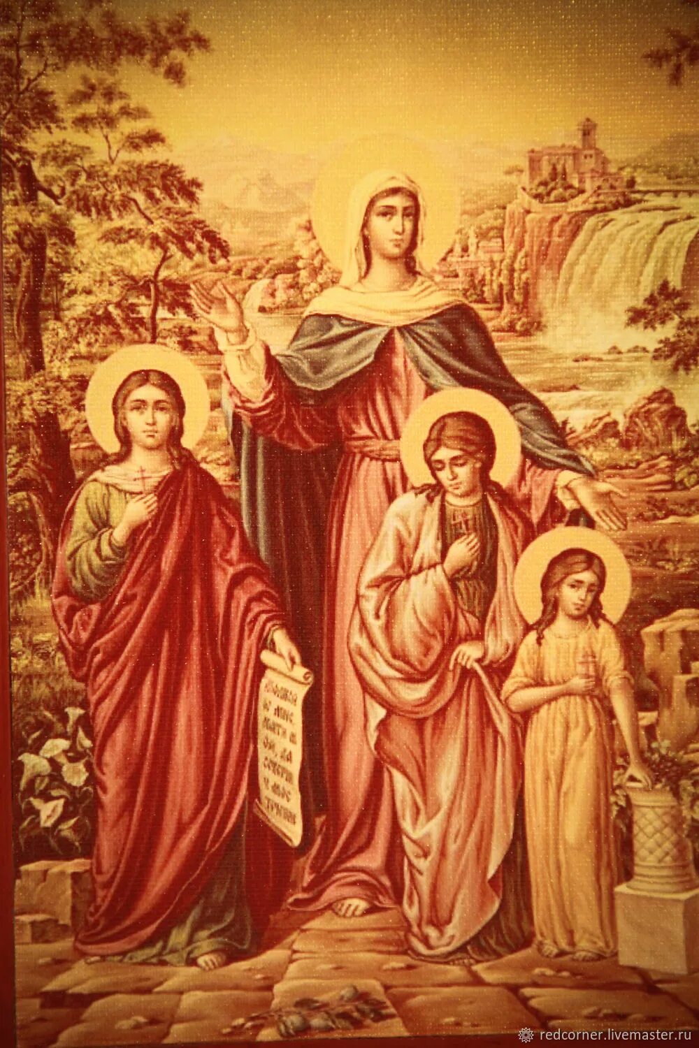 История матери софии. Святых мучениц веры, надежды, Любови и матери их Софии.