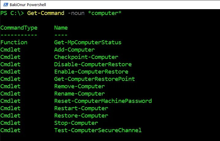 Powershell rename. Get command. powershell для чайников. основные команды powershell. windows powershell команда rename-computer.