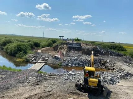 Дорога через курган