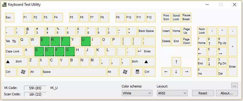 Keyboard test utility. My test клавиатура. тест клавиатуры. keyboard test утилита.
