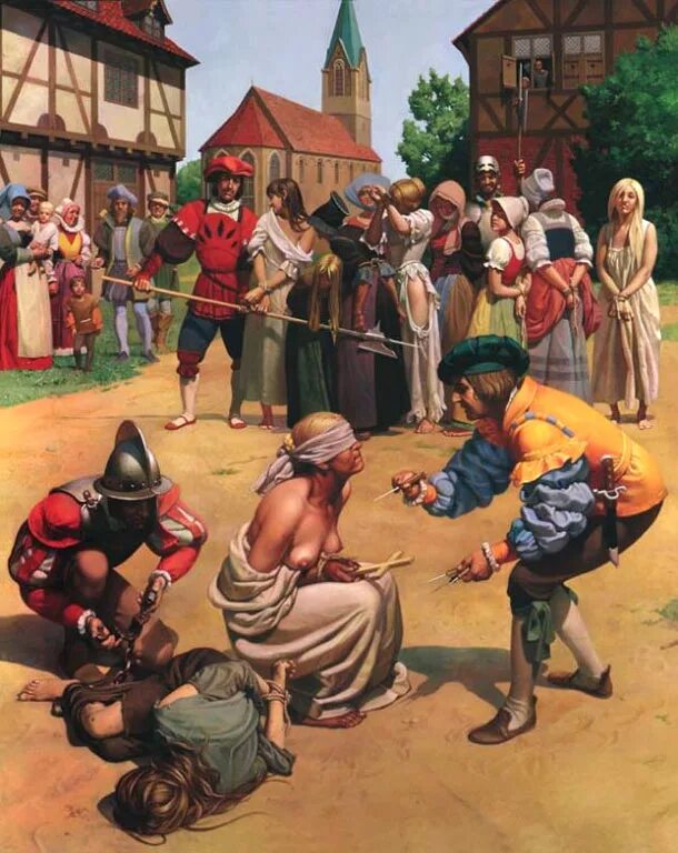 как наказывали в средние века