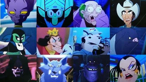 Animated villains defeat