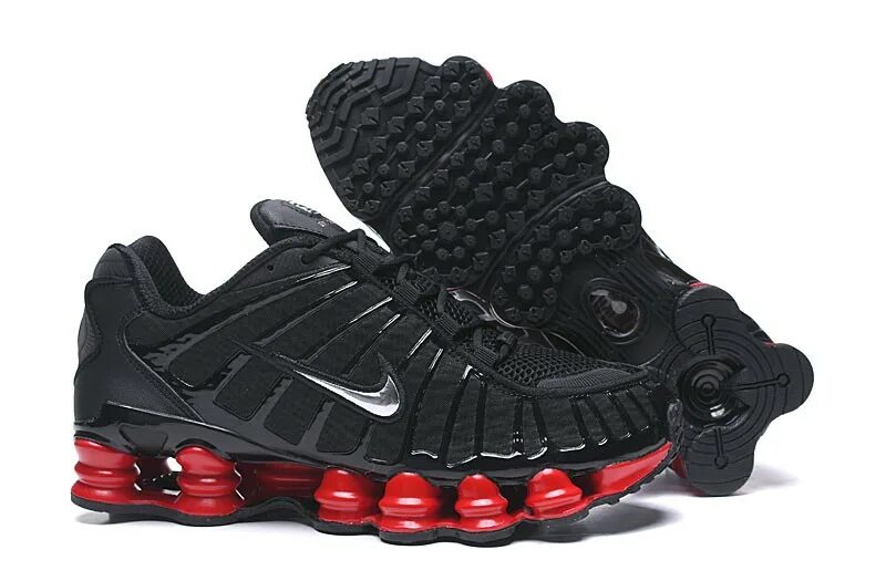 Купить кроссовки в калининграде мужские. Nike Shox TL черные. Nike Shox TL Triple Black. Nike Shox TL Black Red. Nike Shox TL Red.