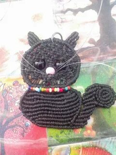 Макраме кошка