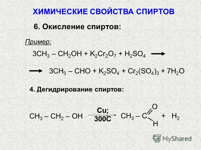 Химическое соединение спирта