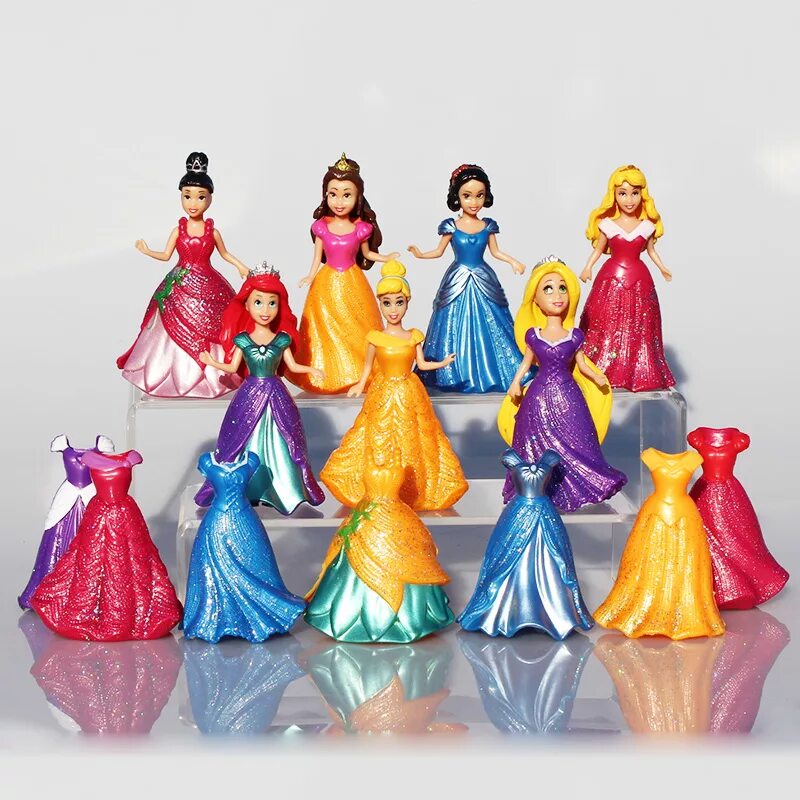 Купить принцесс дисней. Disney Cinderella фигурки принцессы. Кукла Disney Disney Princess Magiclip.