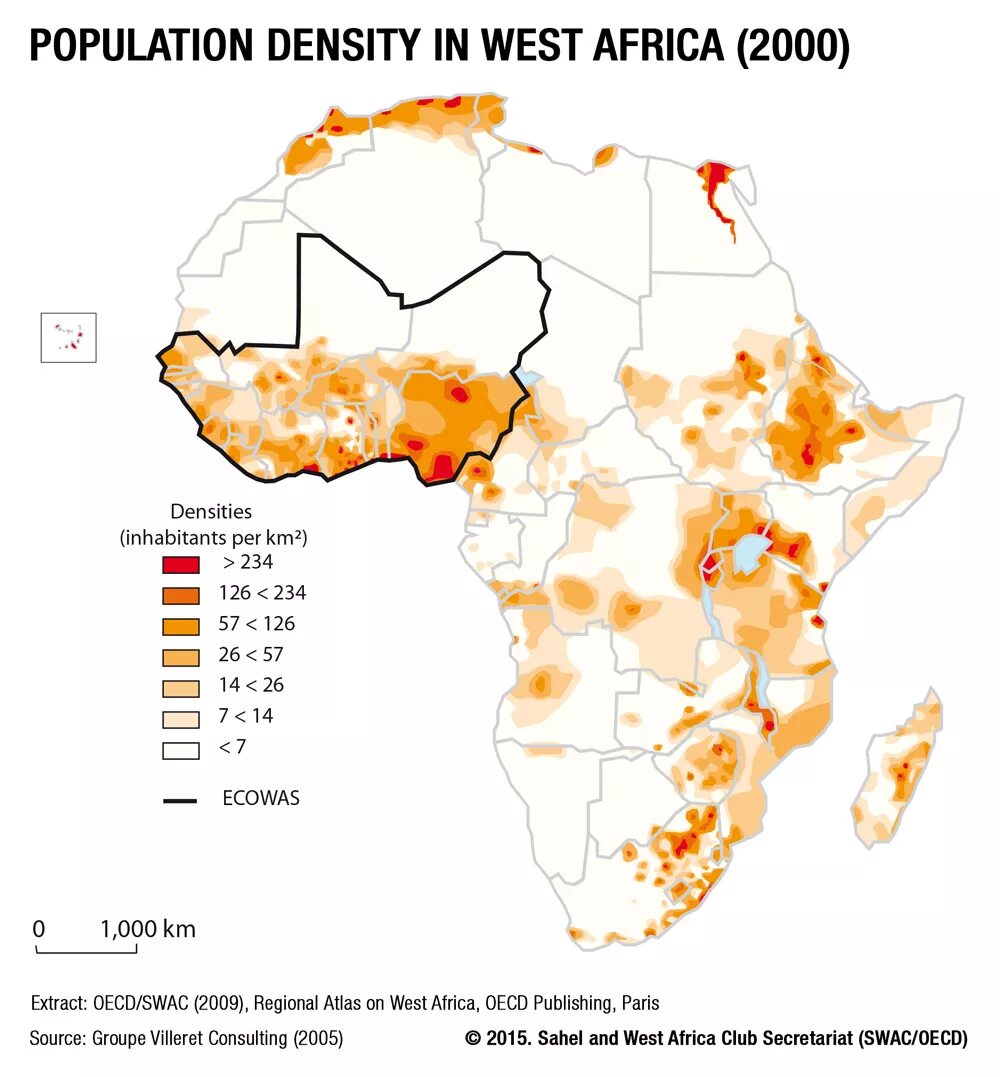 Максимальная плотность африки. Карта плотности Африки. Карта плотности населения Африки. Africa population density Map. Плотность населения Западной Африки.