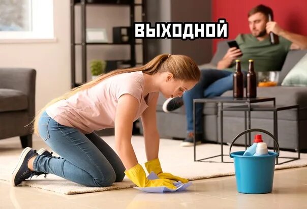 Удобно, когда жена работает дома - пристаю к ней в любое время