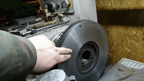 Проточка маховика