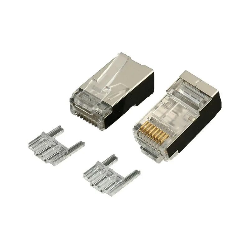 Plug 8p8c u c5 sh. Разъем RJ-45 кат6 Plug-8p8c-u-c6-100. Коннектор rj45 категория 6 FTP. Разъем, кат.5е, rj45, FTP, C колпачком. Rj45 коннекторы категории разница.